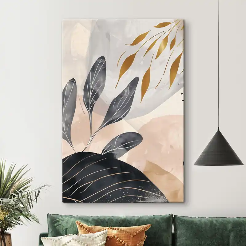 Pictură pe pânză Abstracție florală Nr s47743 Reducere specială