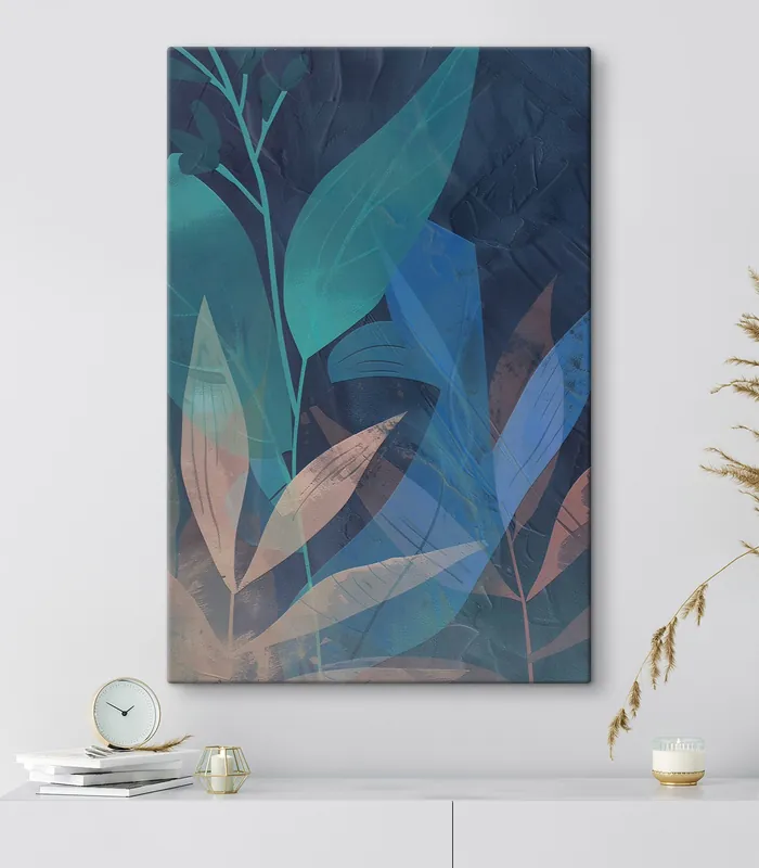Ieftin Pictură pe pânză Ramuri și frunze abstracte Nr s47748