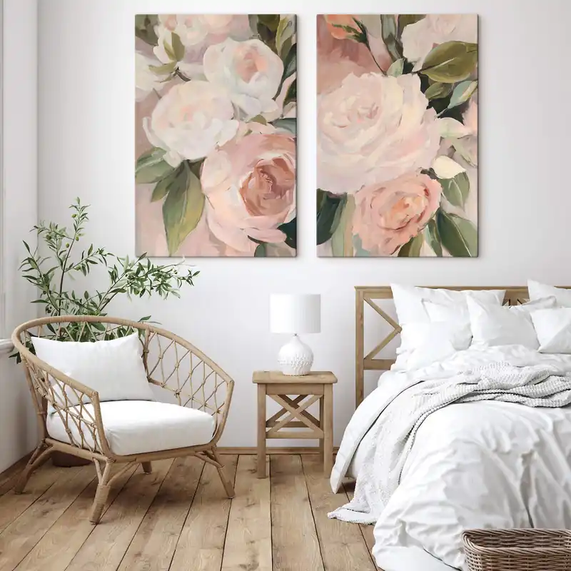 Comandă acum Pictură pe pânză Buchet abstract de flori Nr m01264