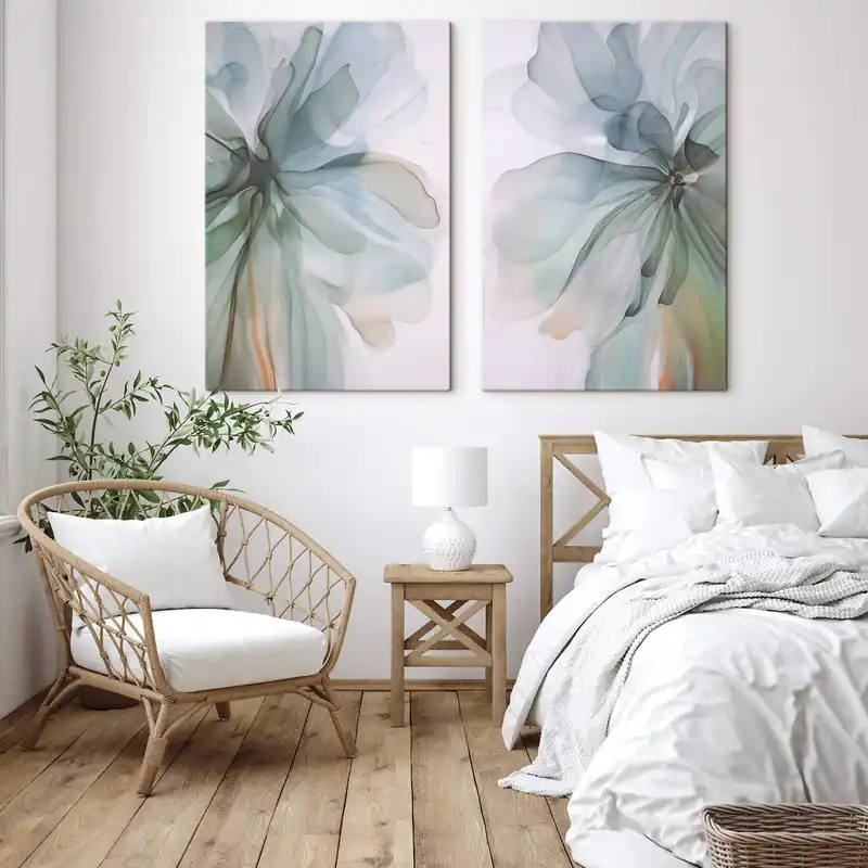 Pictură pe pânză Floră delicată abstractă Nr m01273 Retur gratuit