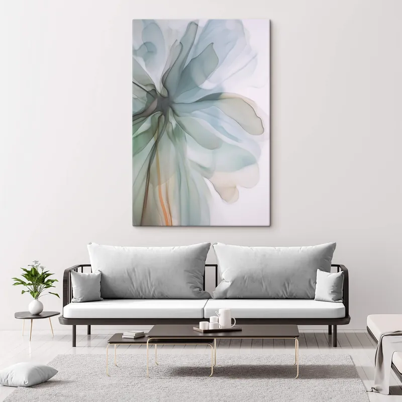 Pictură pe pânză Floră delicată abstractă Nr s47327 Preț redus