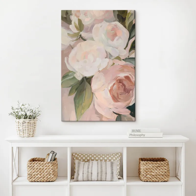Pictură pe pânză Buchet abstract de flori Nr s47329 Calitate înaltă