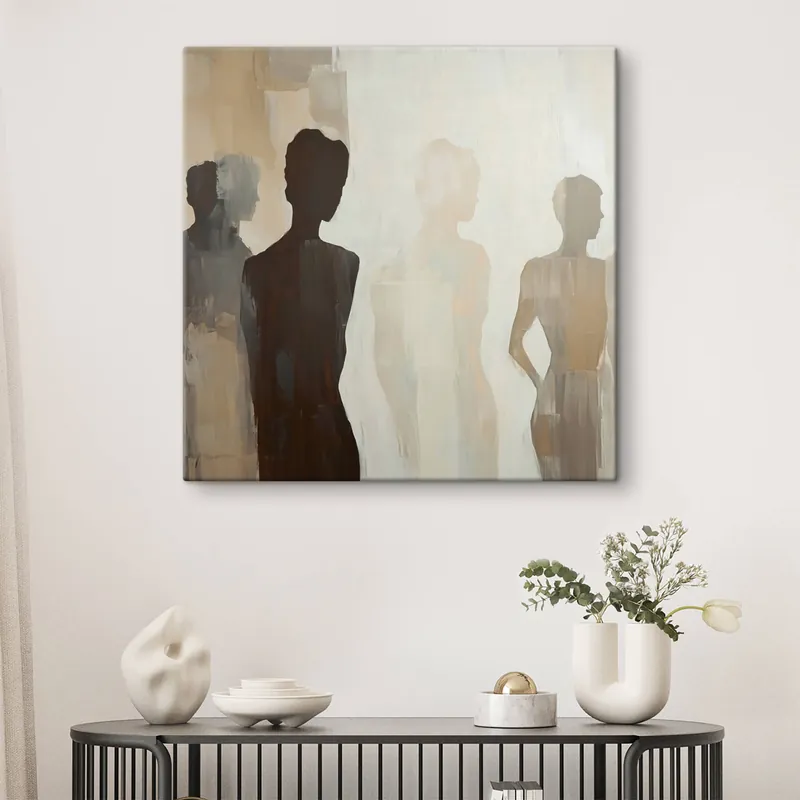 Pictură pe pânză Siluete abstracte Nr s47779 Cel mai bun preț