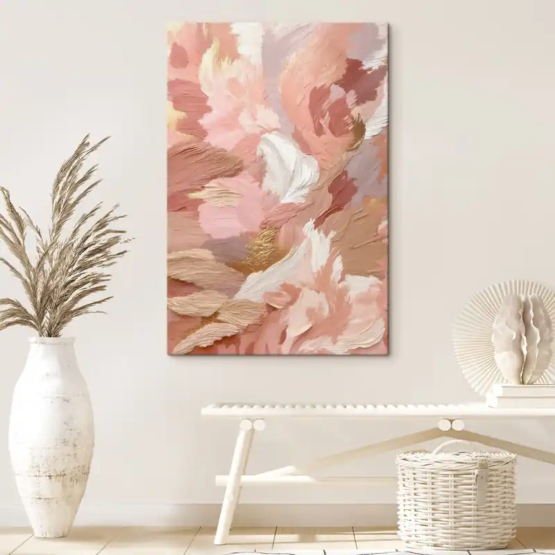 Pictură pe pânză Tușe pastelate în nuanțe delicate Nr s47750 Ofertă specială