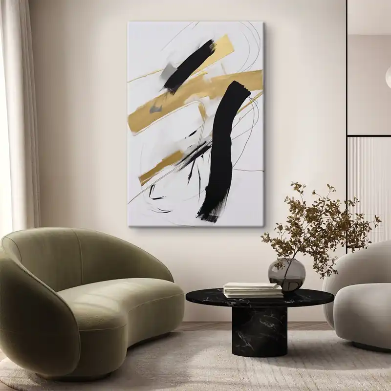 Cel mai bun preț Pictură pe pânză Compoziție abstractă haotică Nr s47809