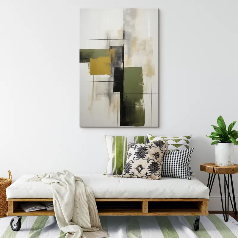 Premium Pictură pe pânză Compoziție geometrică abstractă Nr s47813