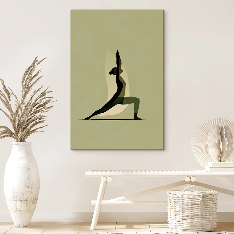 Reducere de preț Pictură pe pânză Găsirea echilibrului prin posturile de yoga Nr s47835