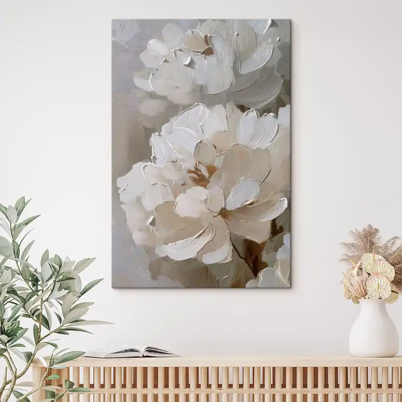Pictură pe pânză Flori abstracte Nr s47911 Ofertă