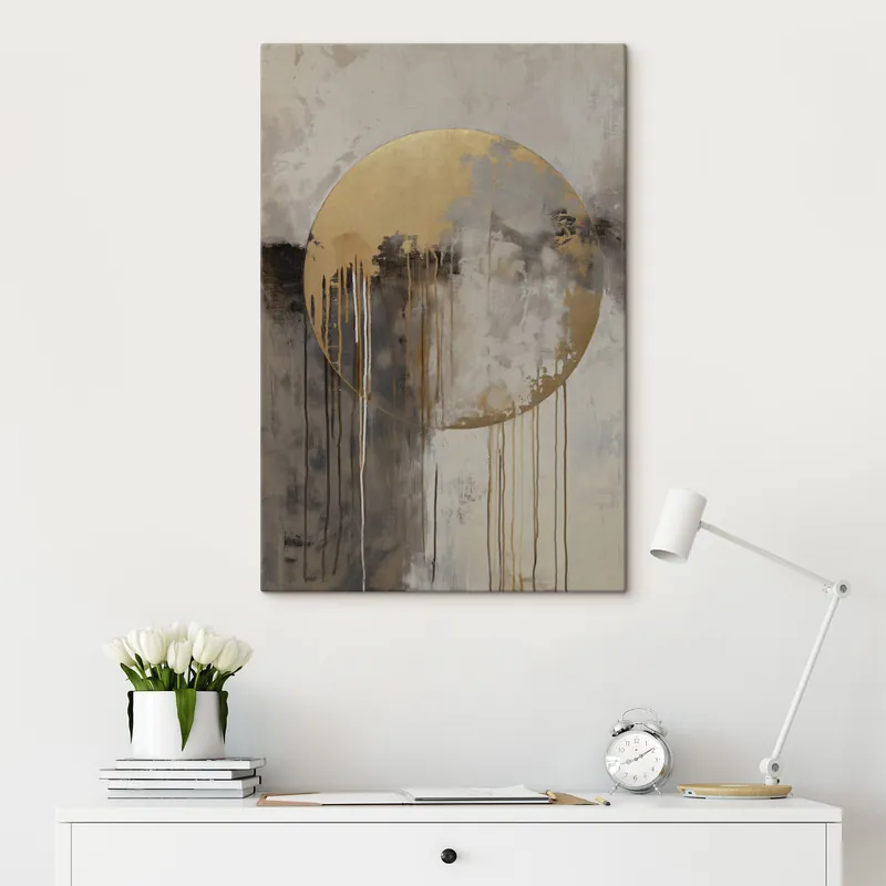 Pictură pe pânză Cerc abstract Nr s47930 Calitate înaltă