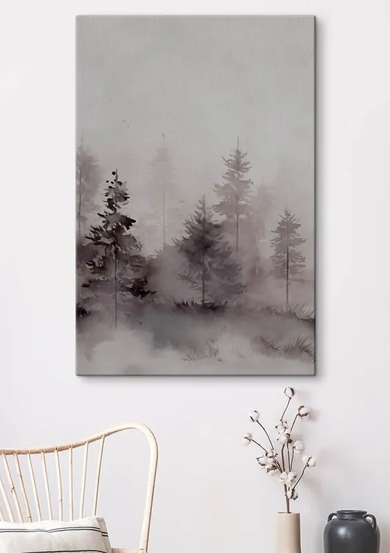 Cumpără acum Pictură pe pânză Pădure, imitație acuarelă Nr s47996