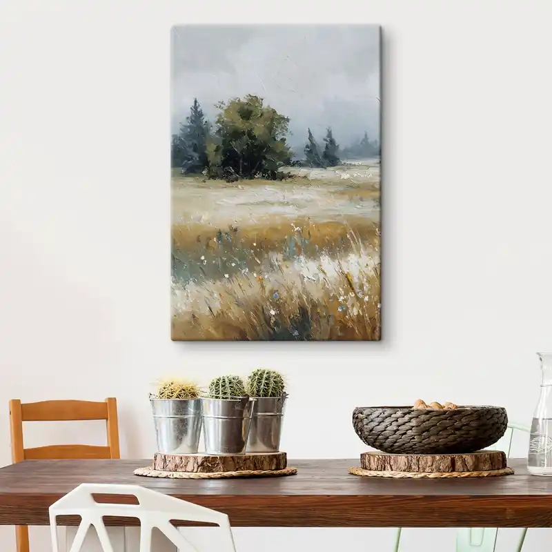 Doar azi Pictură pe pânză Plante de câmp, pictură în ulei imitație Nr s48009
