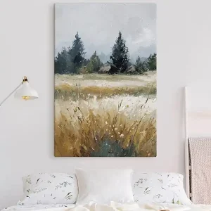 Noutate Pictură pe pânză Plante de câmp, pictură în ulei imitație Nr s48010