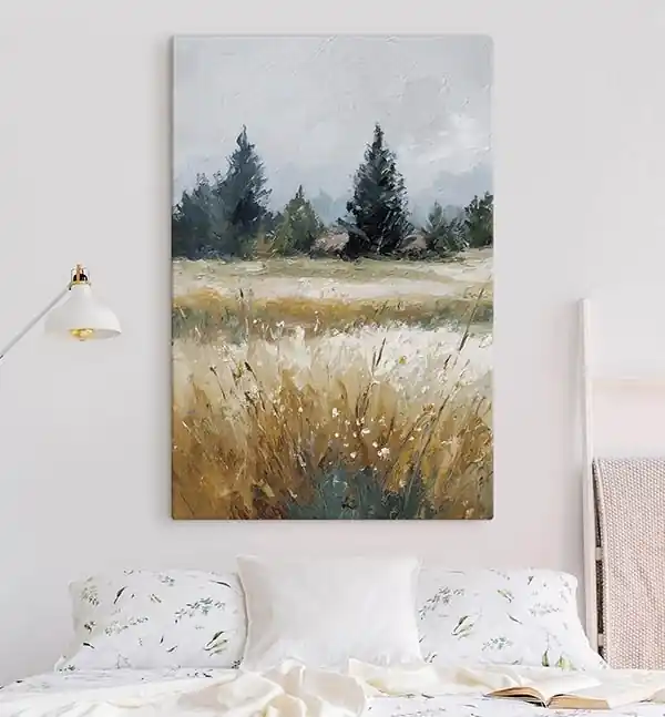 Noutate Pictură pe pânză Plante de câmp, pictură în ulei imitație Nr s48010