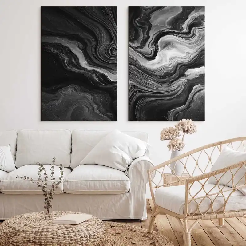 Pictură pe pânză Pete abstracte, fluide Nr m30045 Bestseller