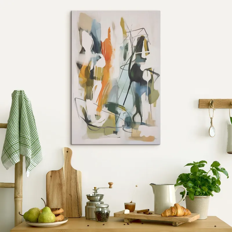 Reducere de preț Pictură pe pânză Abstracție modernă Nr s48043