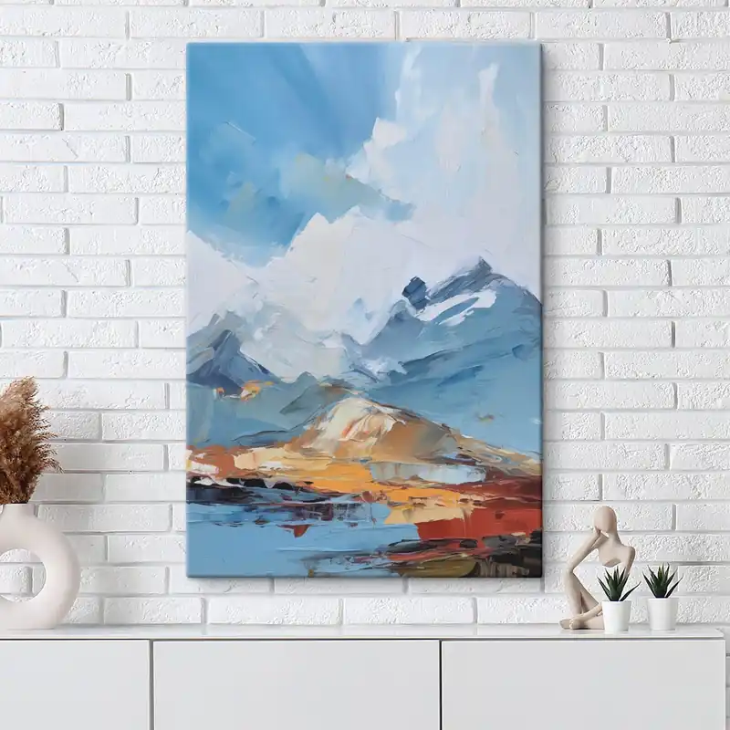 Discount Pictură pe pânză Pictura de imitație a munților Nr s48045