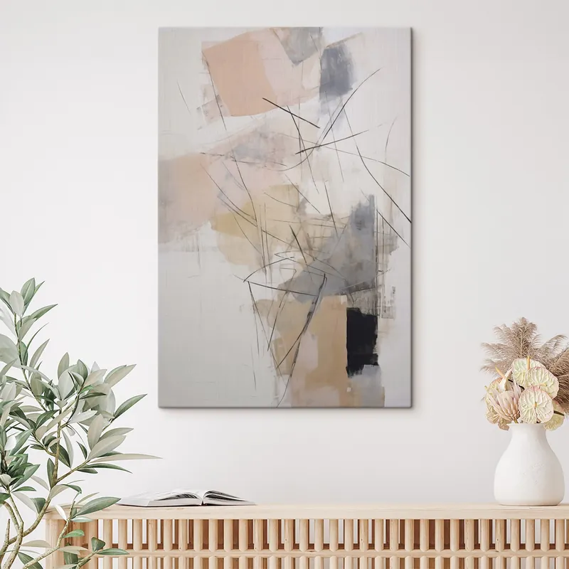 Cel mai vândut Pictură pe pânză Abstracție modernă haotică Nr s48055