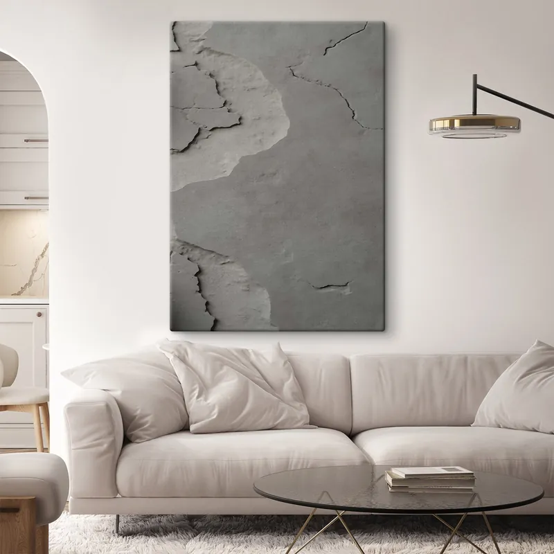 Preț mic Pictură pe pânză Beton gri, imitație Nr s48106
