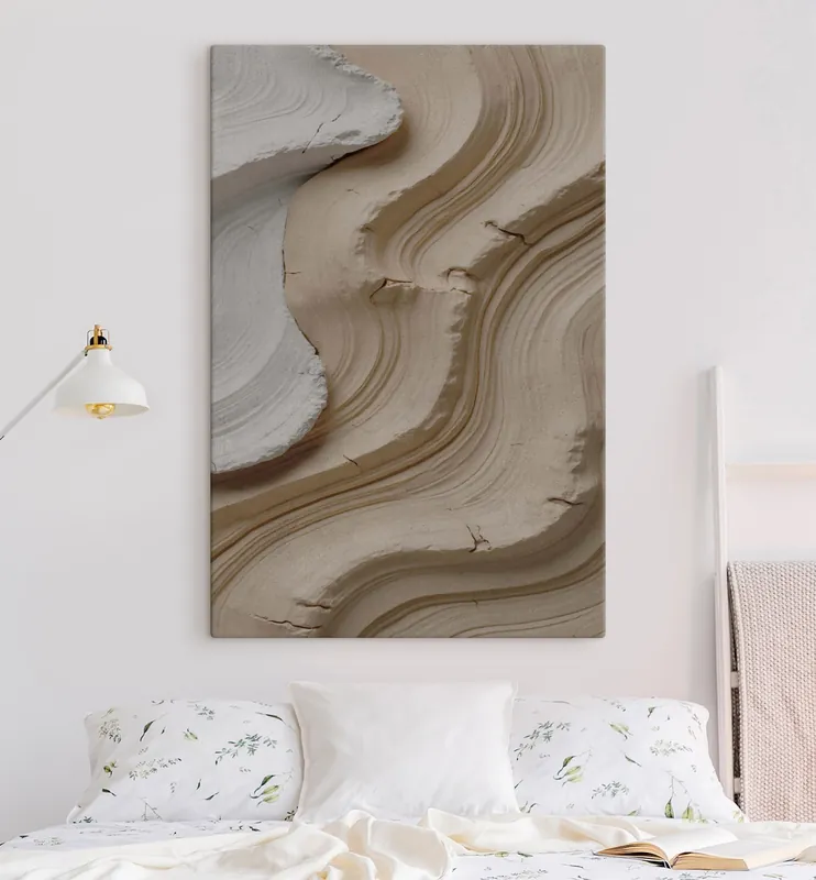 Pictură pe pânză Imitarea luminii și a mulurilor bej Nr s48108 Disponibil imediat