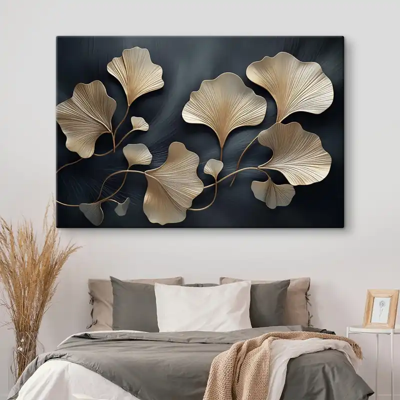 Ofertă de sezon Pictură pe pânză Frunze de Ginkgo Nr s48109