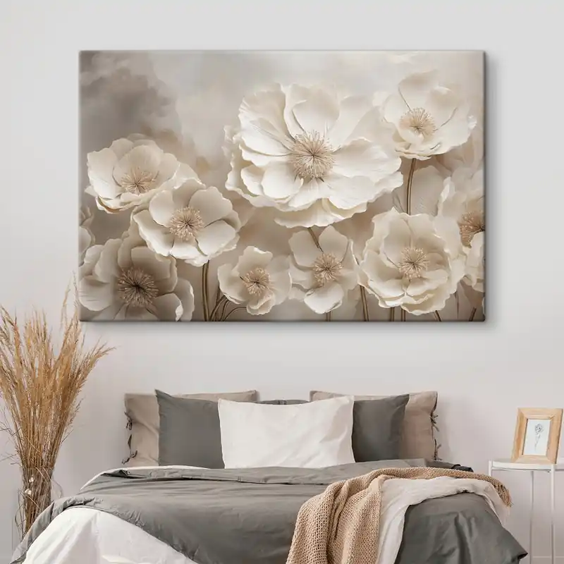 Pictură pe pânză Flori mari Nr s48111 Preț redus