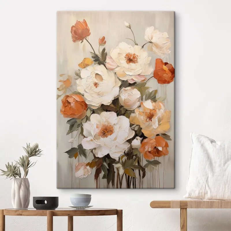 Livrare expres Pictură pe pânză Buchet de flori Nr s48135