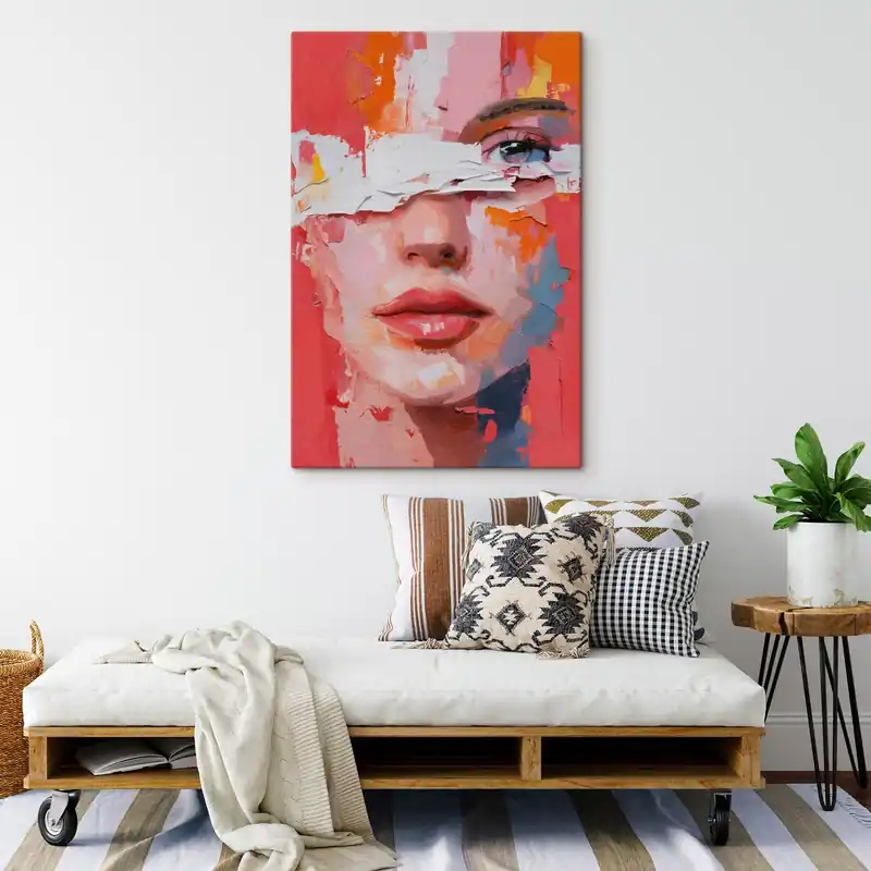 Chilipir Pictură pe pânză Portret abstract Nr s48142