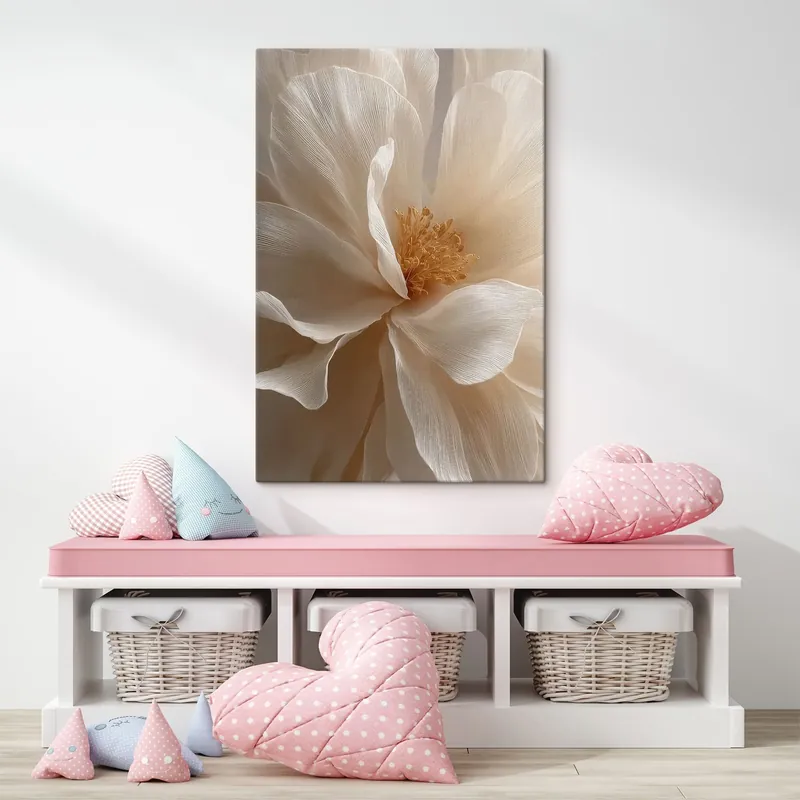Pictură pe pânză compoziție florală macro în tonuri calde Nr s48120 Ofertă exclusivă
