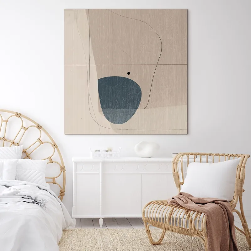 Preț redus Pictură pe pânză compoziție abstractă minimalistă Nr s48066