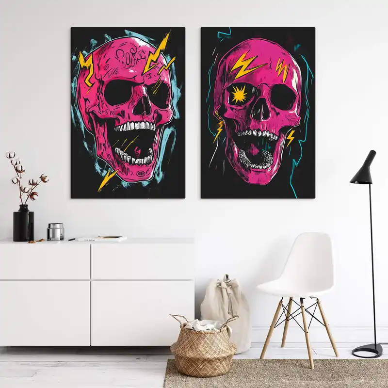 Cel mai bun preț Pictură pe pânză Cranii Nr m01278