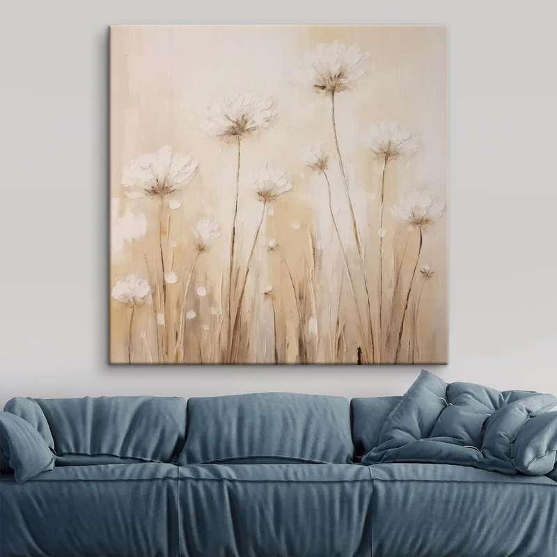 Pictură pe pânză Flori uscate Nr s48154 Premium