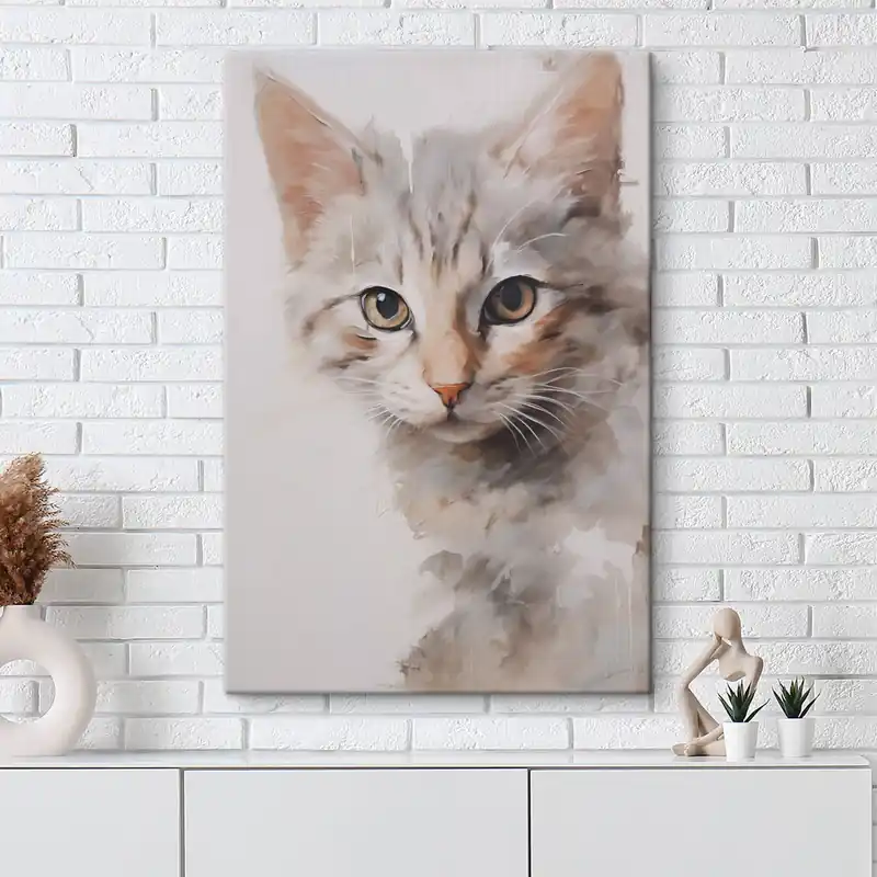 Noutate Pictură pe pânză Pictură imitație de pisică Nr s48161