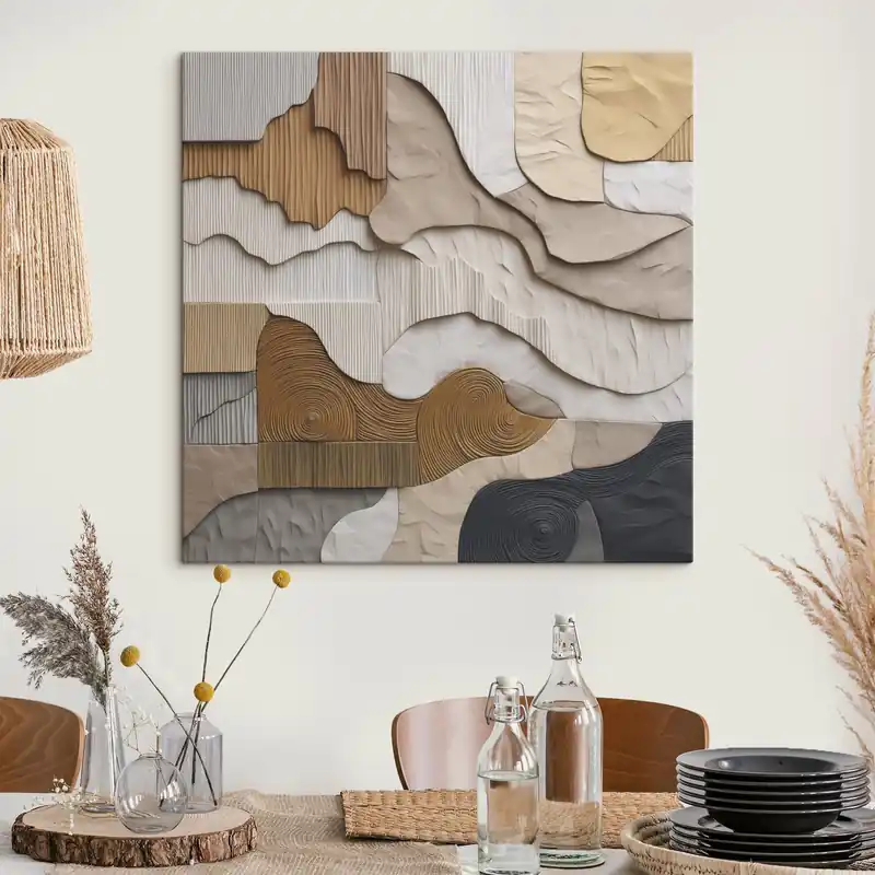 Pictură pe pânză Compoziție abstractă Nr s48166 Ofertă specială