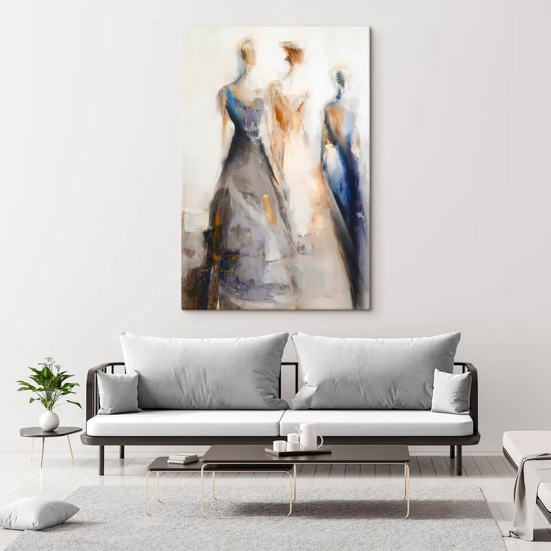 Pictură pe pânză Siluete feminine abstracte elegante Nr s48179 Comandă acum