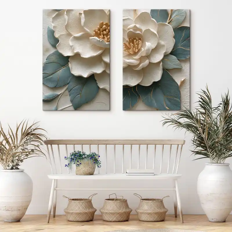 Discount Pictură pe pânză Flori Nr m30161