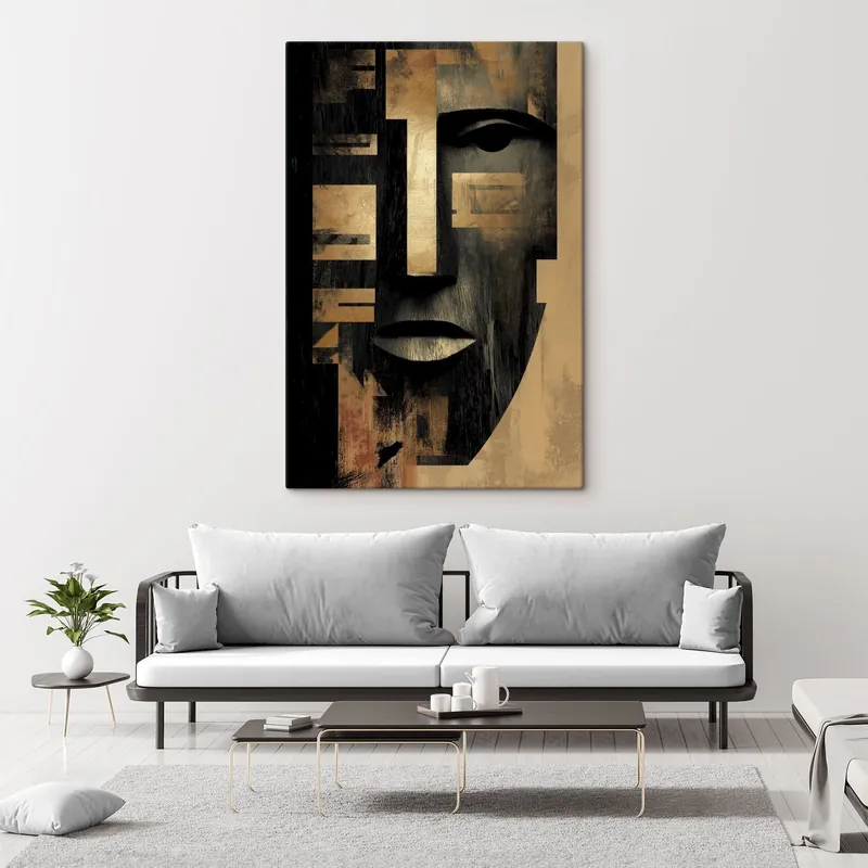 Cumpărături sigure Pictură pe pânză Față abstractă Nr s48249