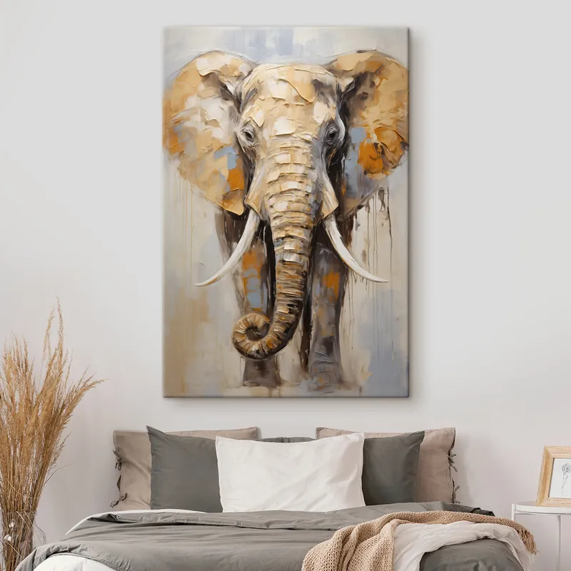 Reducere specială Pictură pe pânză Elefant Nr s48298