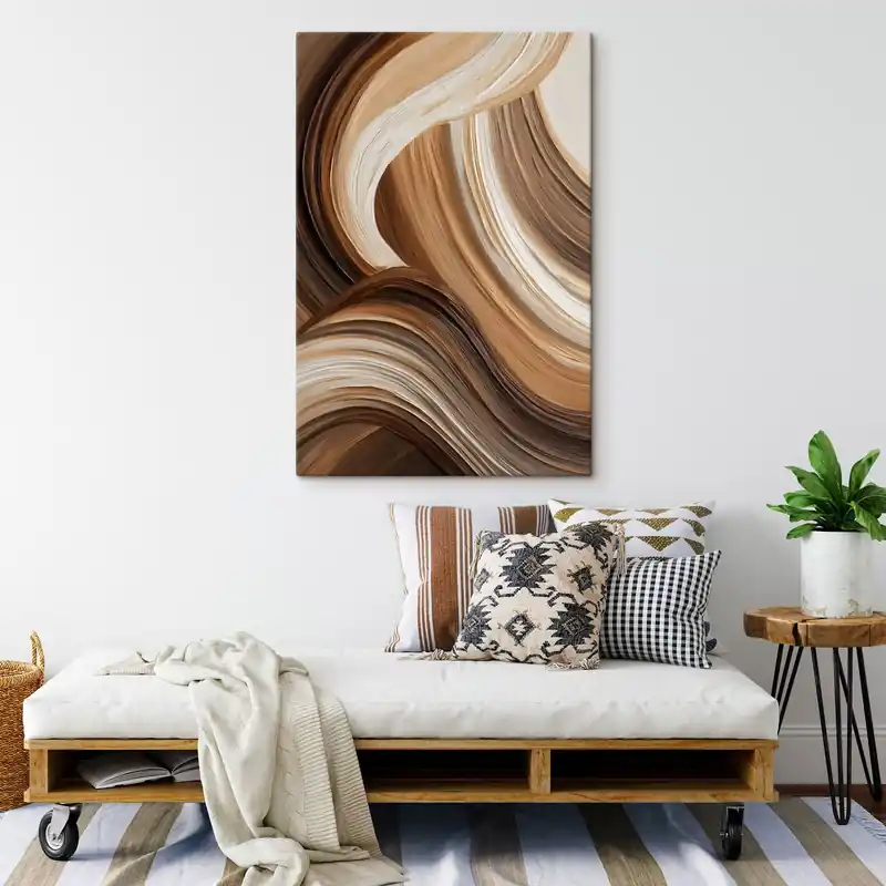 Pictură pe pânză Pensule abstracte Nr s48306 Retur gratuit