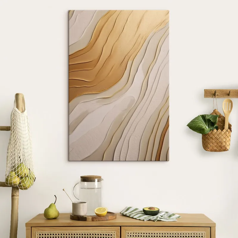 Reducere specială Pictură pe pânză Valuri abstracte Nr s48310