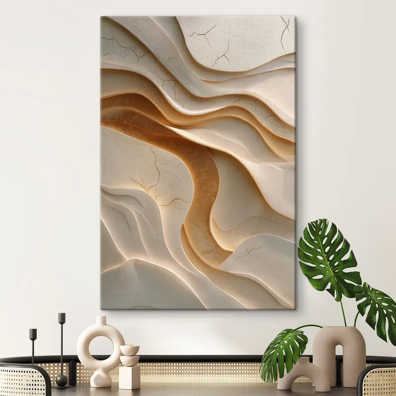 Pictură pe pânză Valuri abstracte Nr s48314 Reducere specială