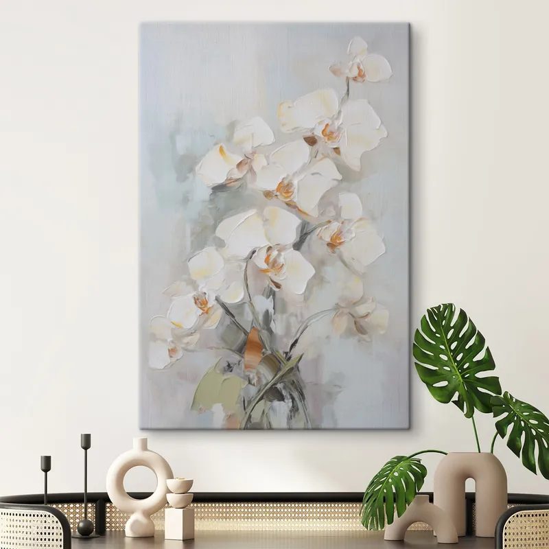 Premium Pictură pe pânză Pictura imitație de ramură de orhidee Nr s48321
