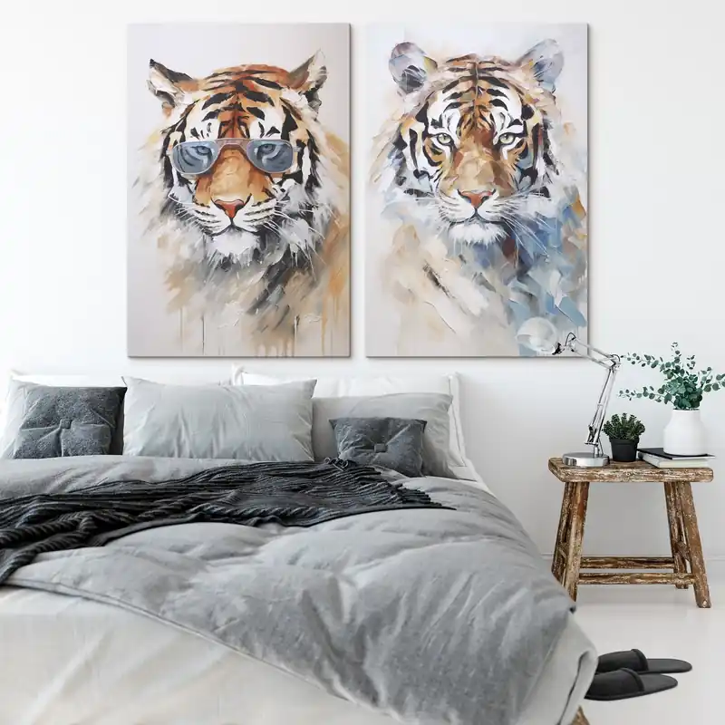 Bestseller Pictură pe pânză Pictura imitație tigru Nr m30186