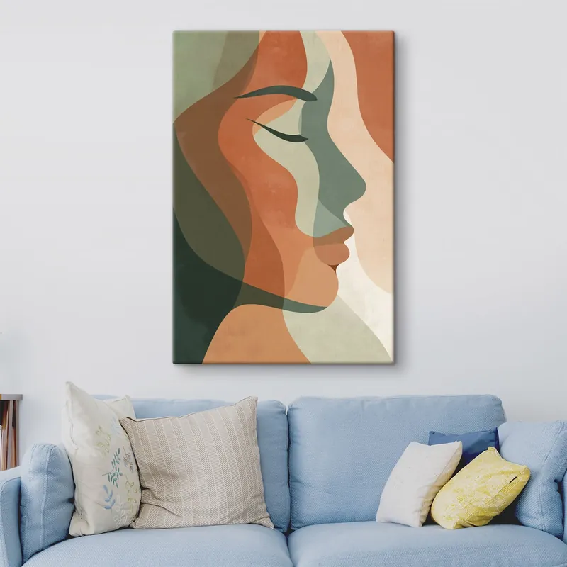 Pictură pe pânză Portret abstract Nr s48367 Vezi acum