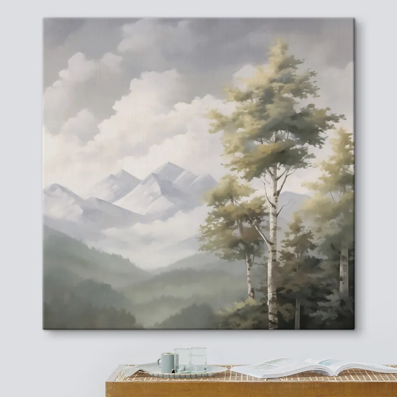 Ofertă specială Pictură pe pânză Imitarea peisajului montan de pictură Nr s48422