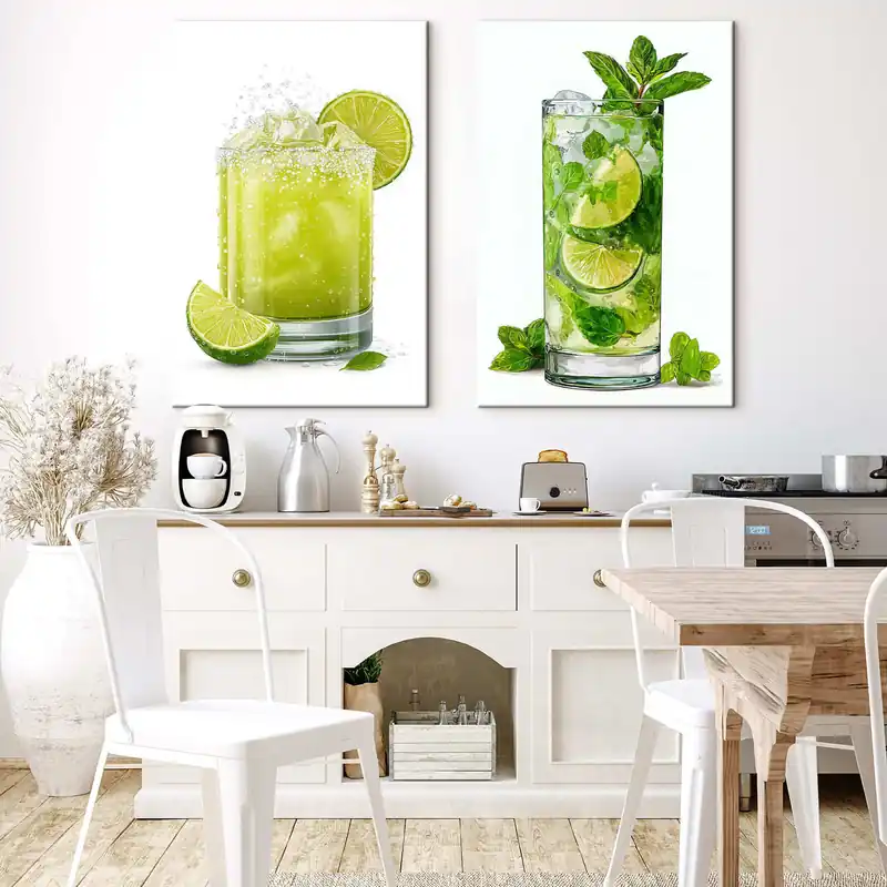 Retur ușor Pictură pe pânză Set de pahare de martini Nr m30220