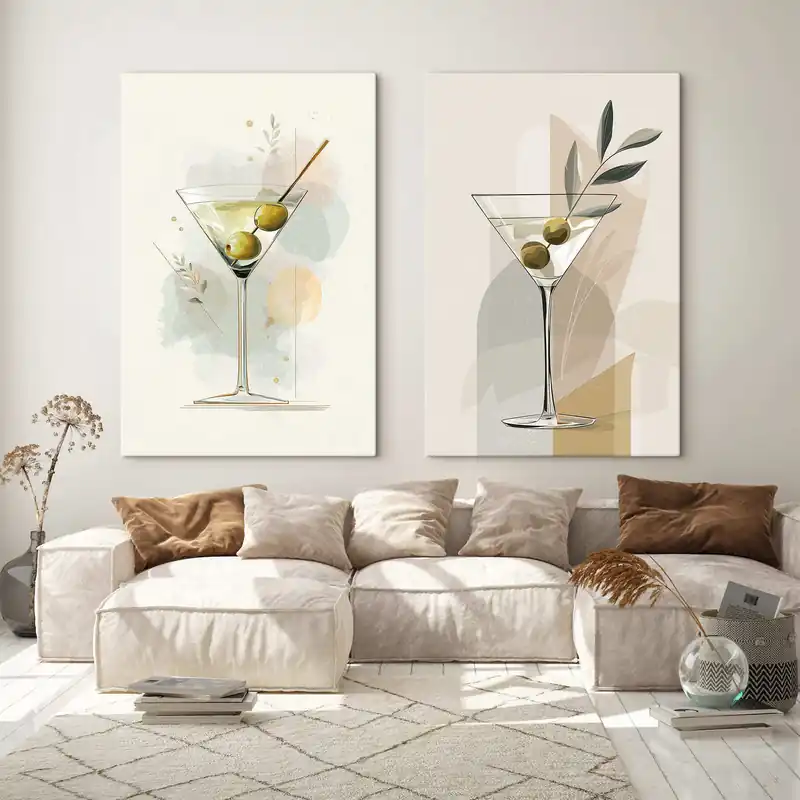 Pictură pe pânză Setul „Momente de cafea” Nr m30221 Ofertă
