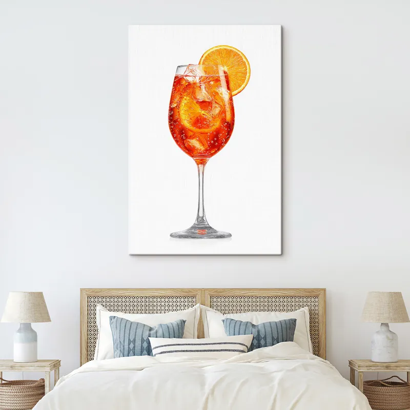 Lichidare de stoc Pictură pe pânză Ilustrație cu un cocktail Nr s48431