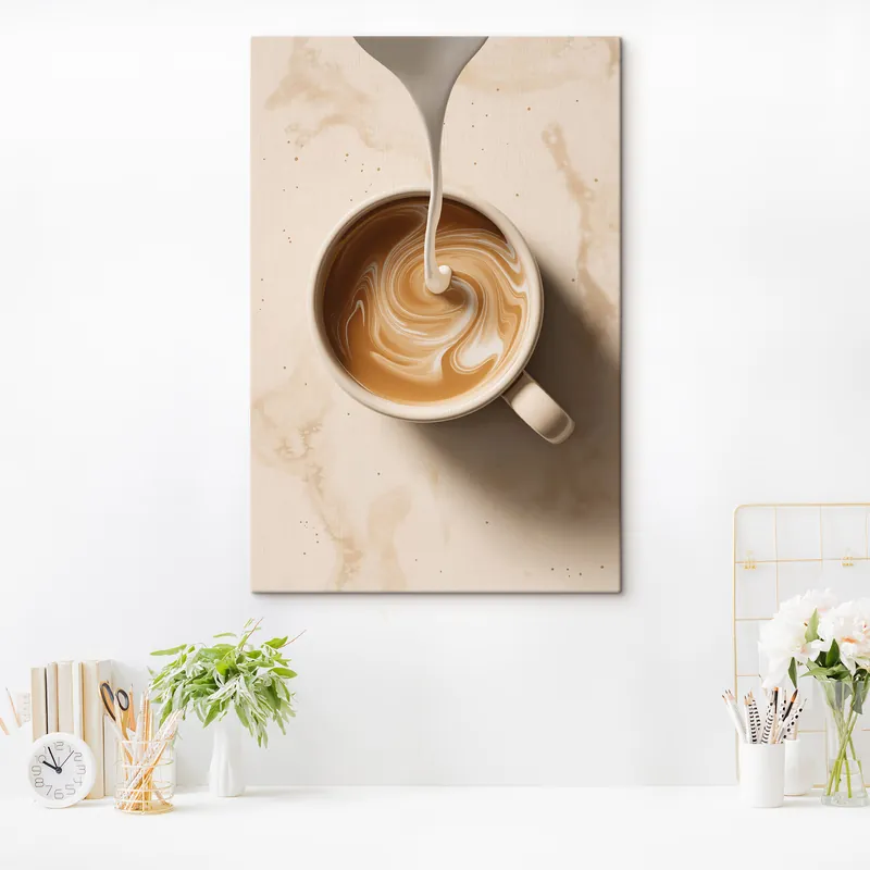 Cumpără online Pictură pe pânză Cafea cu spumă Nr s48439