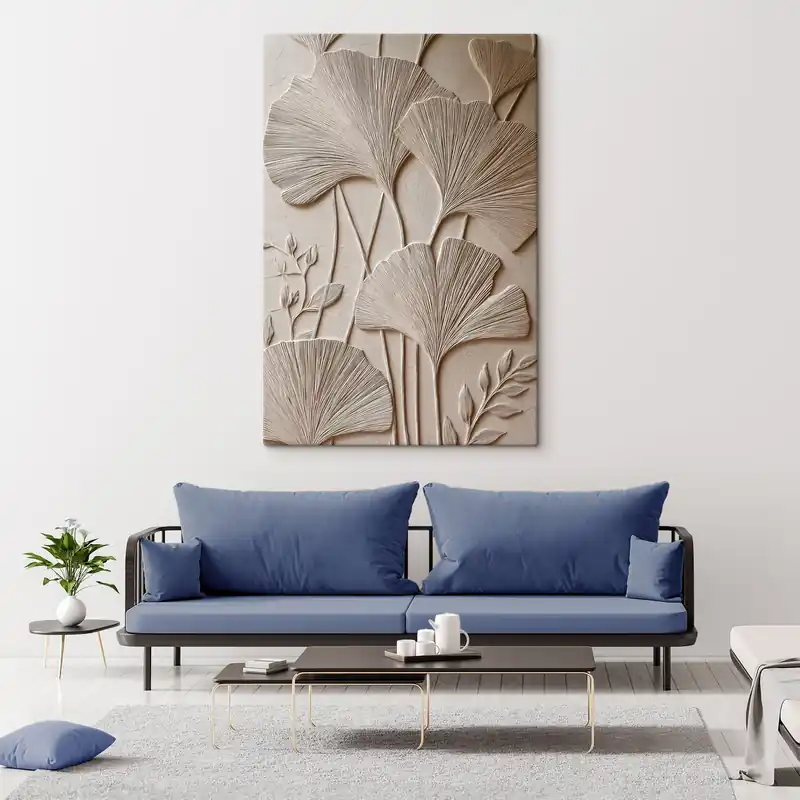 Pictură pe pânză Panou cu relief floral Nr s48447 Nu rata