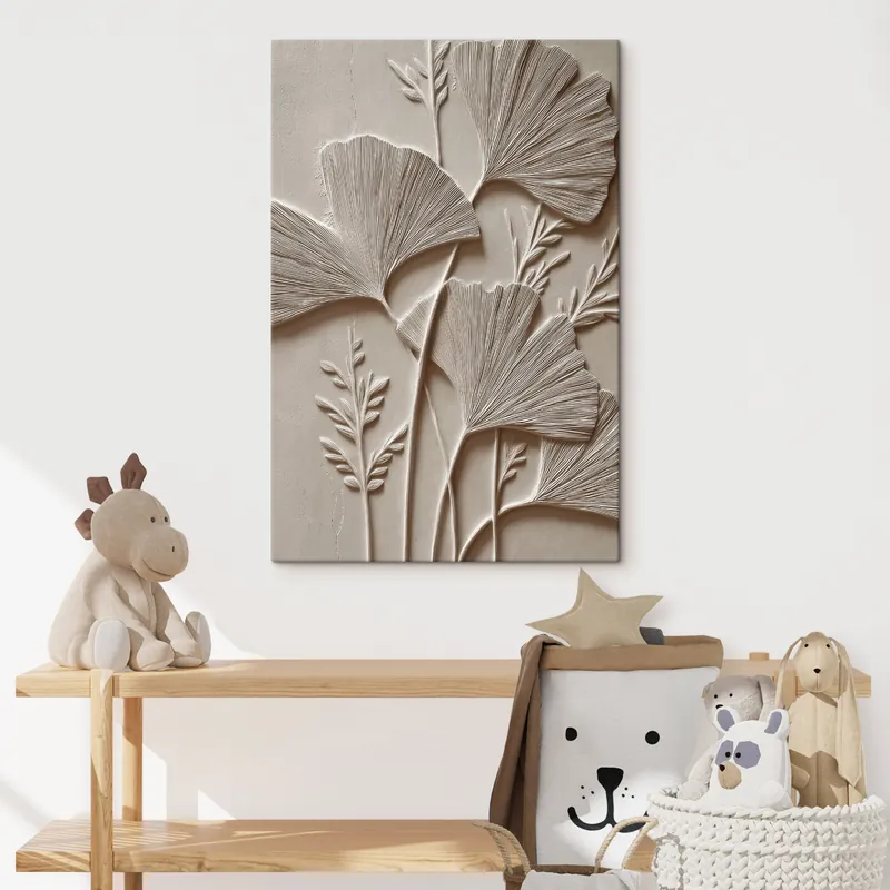 Pictură pe pânză Textură botanică pentru pereți Nr s48449 Vezi acum
